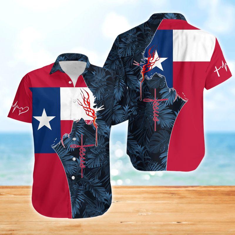 Jesus Texas Aloha Hawaiian Shirts For Men & For Women