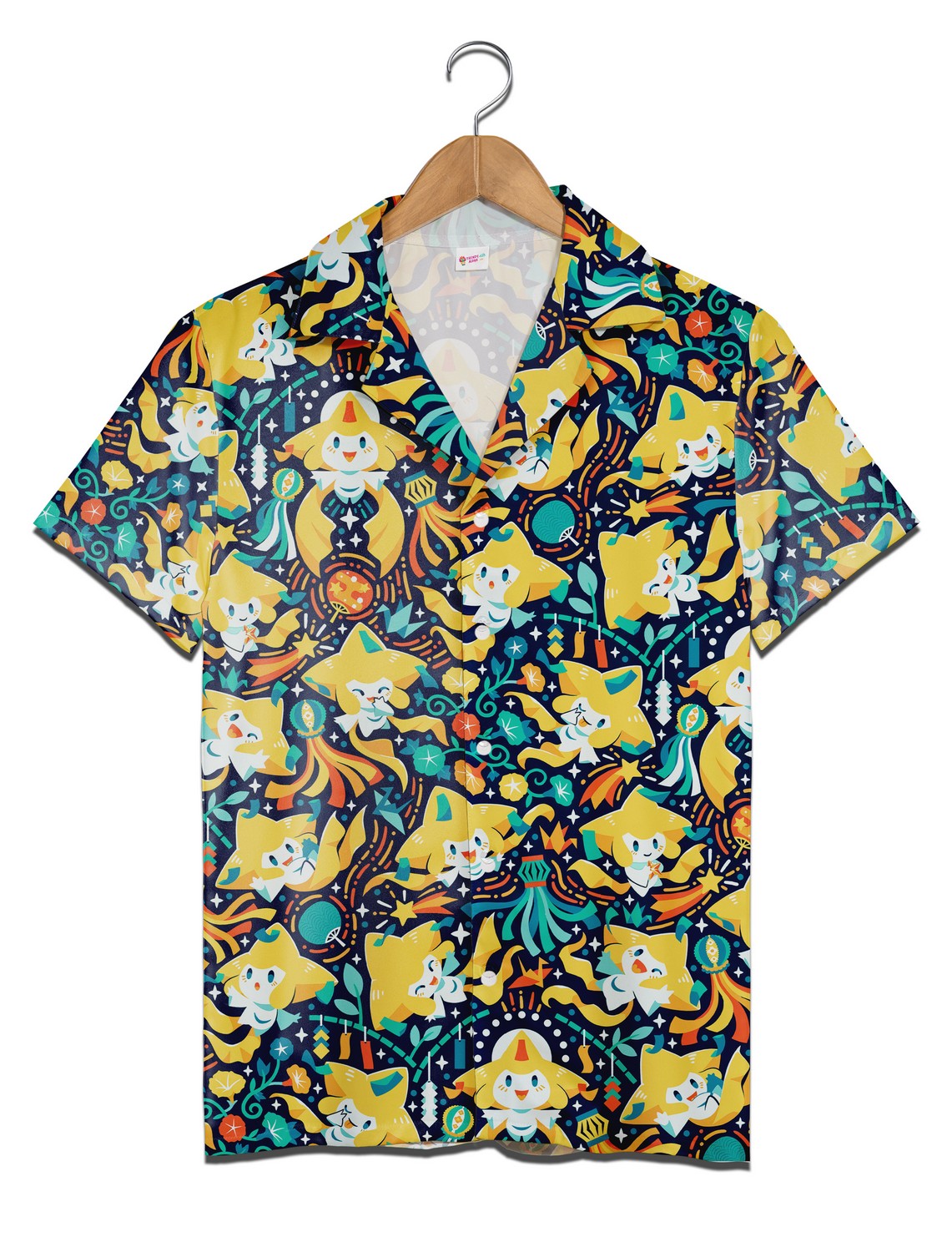 Jirachi Starlight Love You Tropical Hawaiian Shirt Pokemon Gift