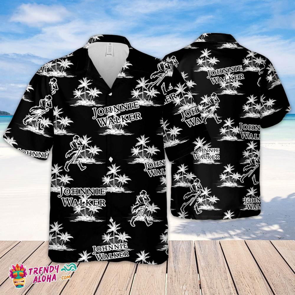Johnnie Walker Hawaiian Coconut Island Pattern Hawaiian Beer Lover Shirt, Classic Flowers Beer Aloha Shirt Johnnie Walker Hawaiian Coconut Island Pattern Hawaiian Beer Lover Shirt, Classic Flowers Beer Aloha Shirt
