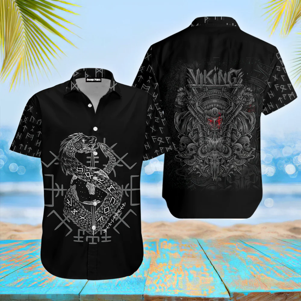Jormungand Son Of Loki And Angrboda Viking Hawaiian Shirt For