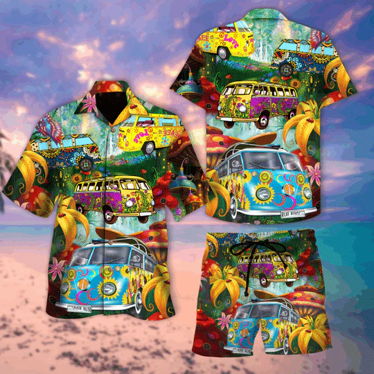 Journeying Hippie Vans Hawaiian Shirt Adventure