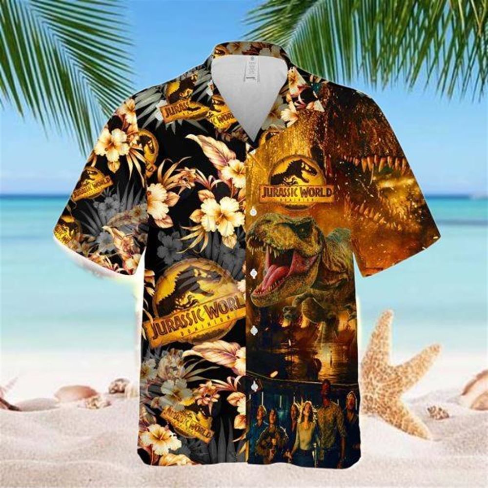 Jurassic 25Th Anniversary Dinosaur Park Movie Hawaiian Shirt