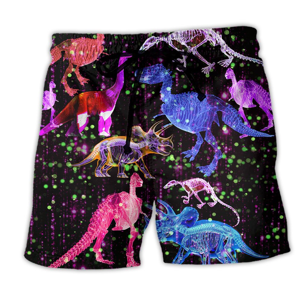 Jurassic Park Dinosaur World Summer Light Trendy Aloha Hawaiian Beach Shorts