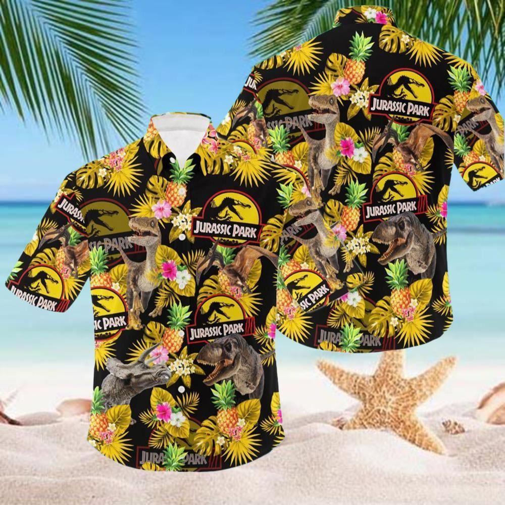 Jurassic Park Hawaiian Shirt Summer Holiday Hawaiians