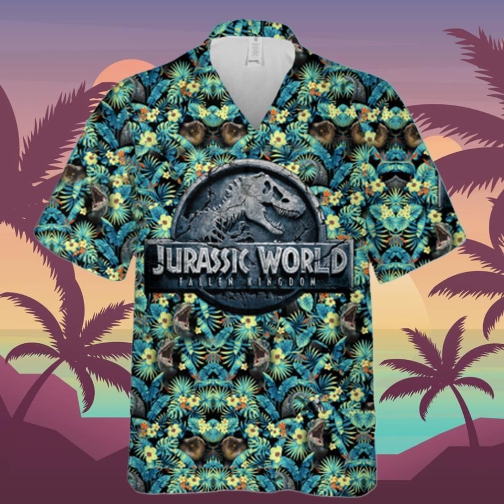 Jurassic World Fallen Kingdom Jurassic Park Hawaiian Shirt