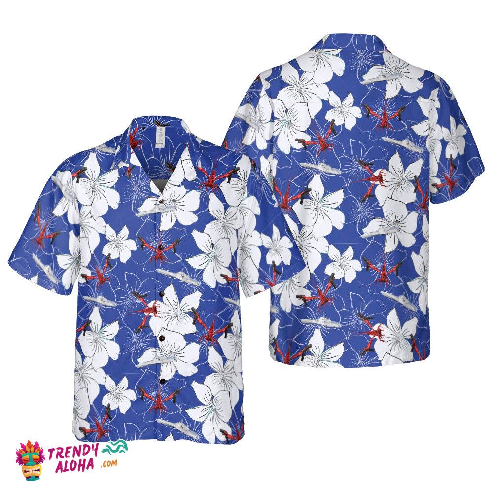 Justin Chapman Blue Version Hawaiian Shirt