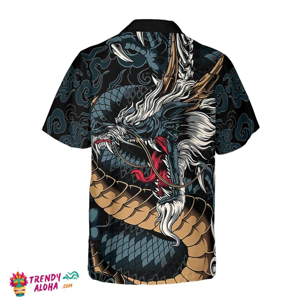 Kanagawa Dragon Hawaiian Shirt