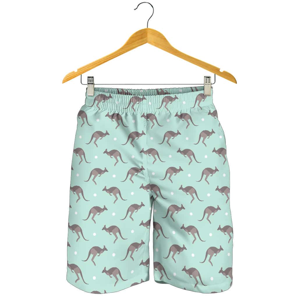 Kangaroo Pattern Background For Men Women Kid Shorts