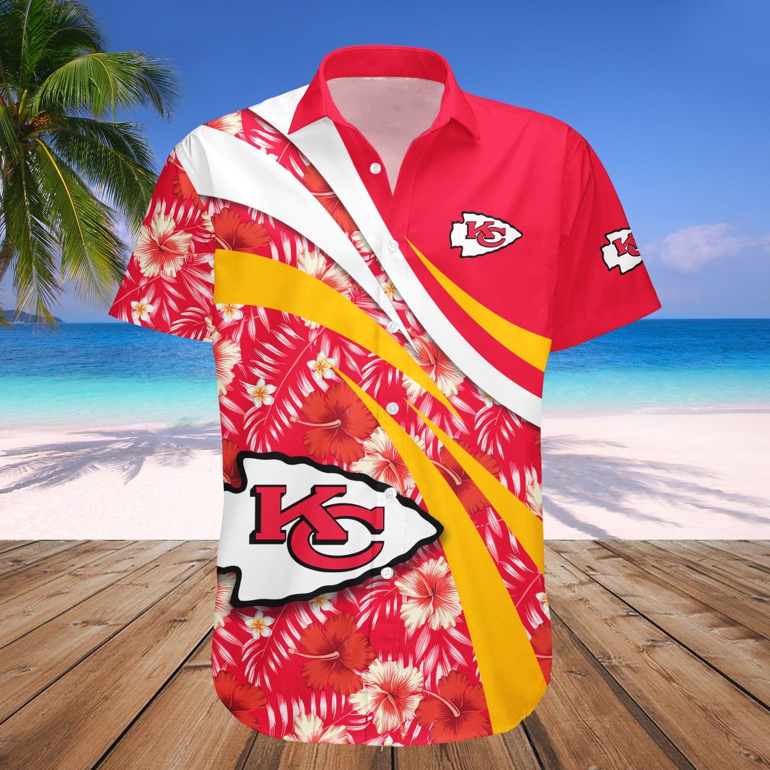 Kansas City Chiefs Hawaii Shirt Hibiscus Sport Style – NFL
