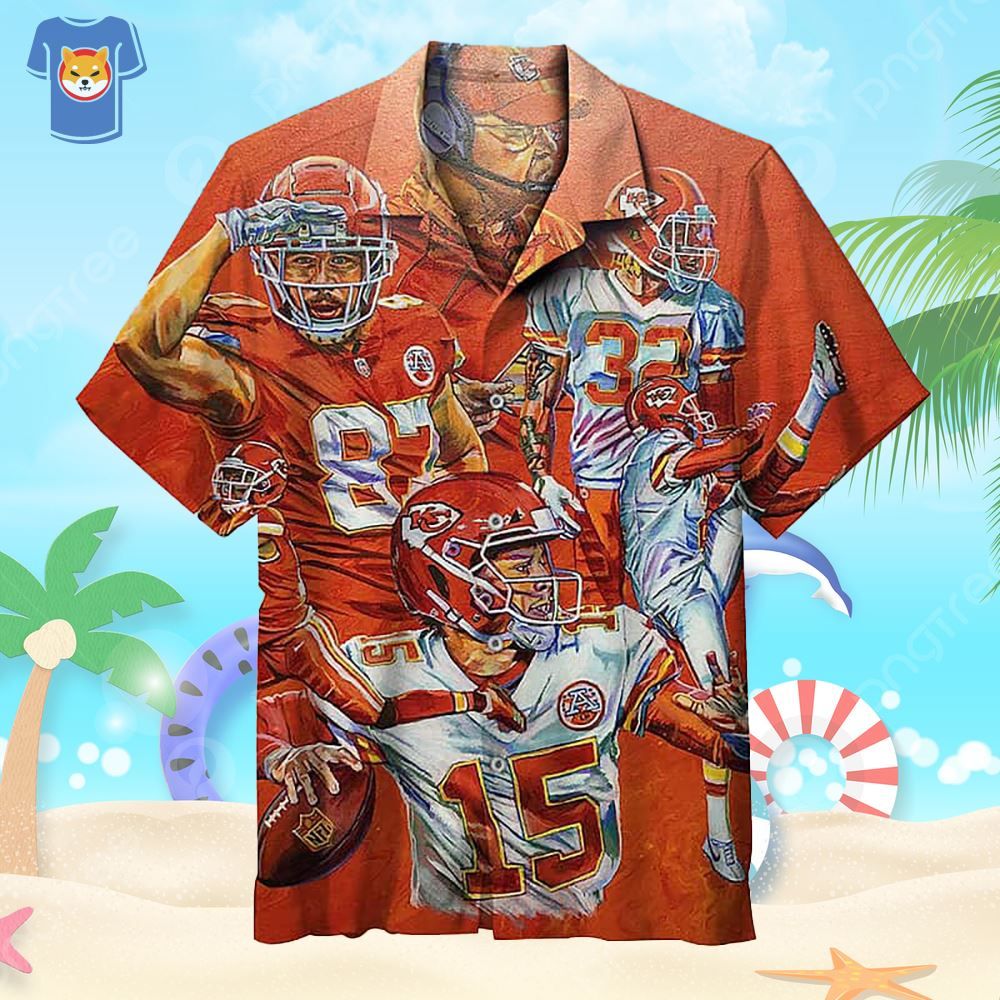 Kansas City Chiefs Hawaiian Shirt Birthday Gift For Football Fans
