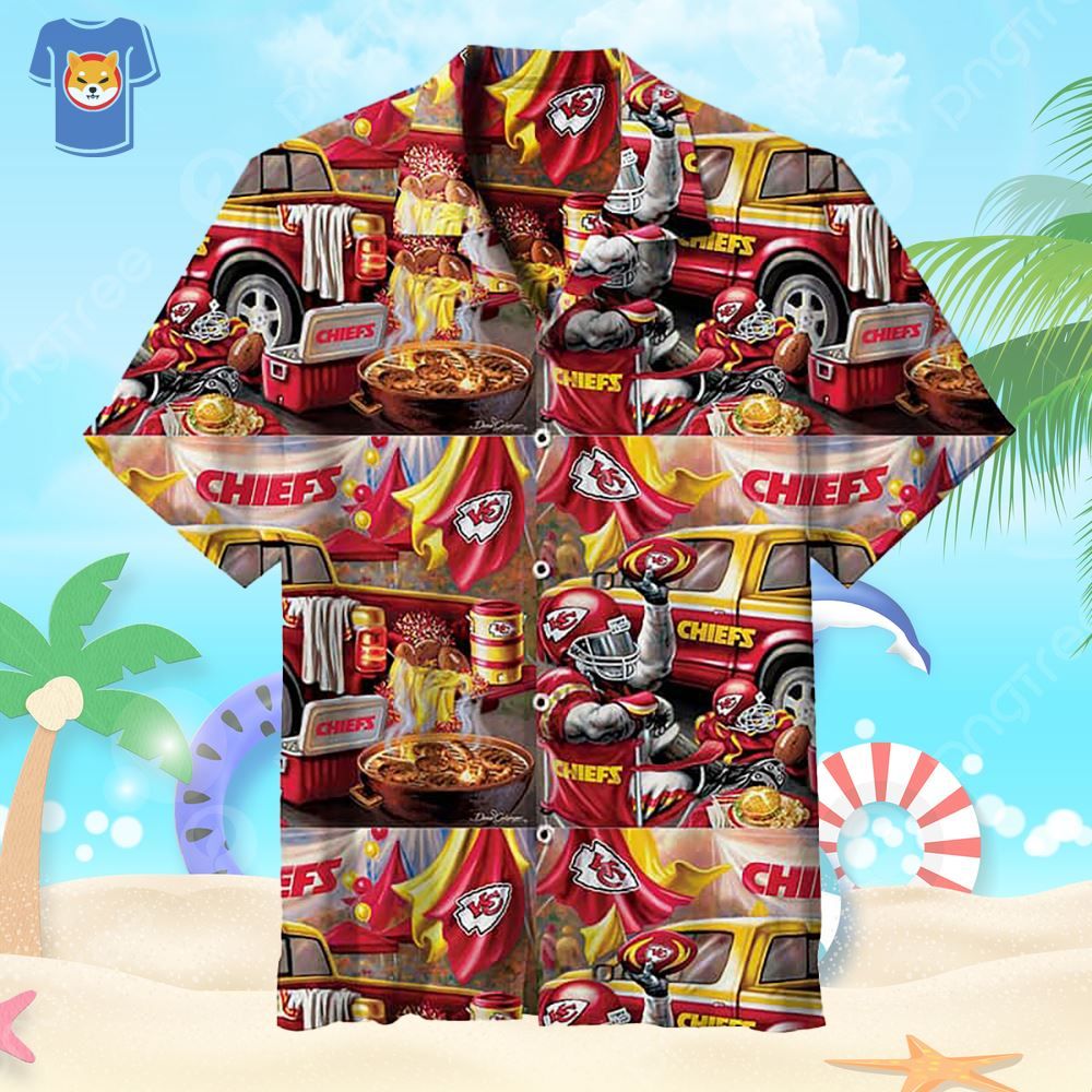Kansas City Chiefs Hawaiian Shirt Football Gift For Players
