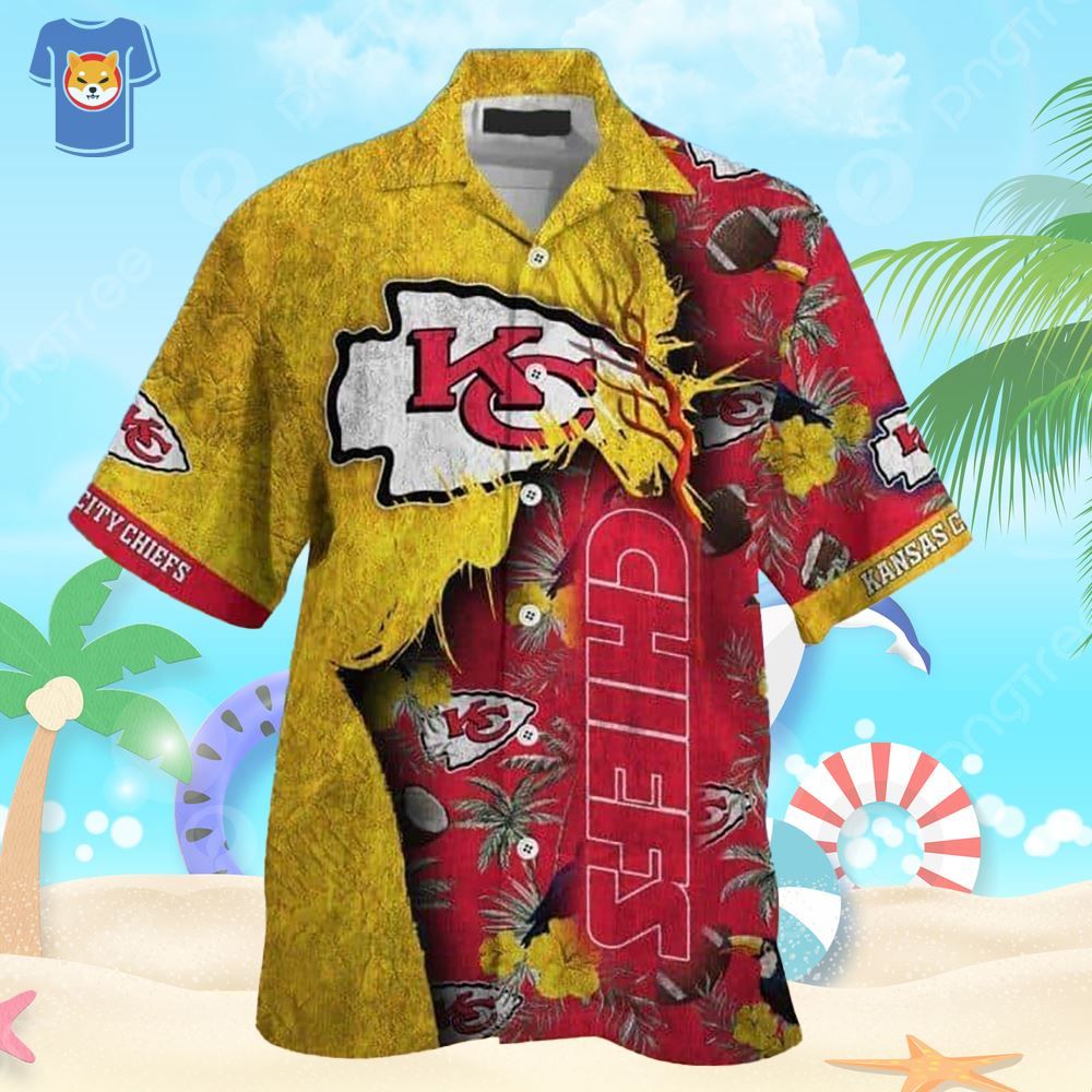 Kansas City Chiefs Hawaiian Shirt Gift For Beach Trip