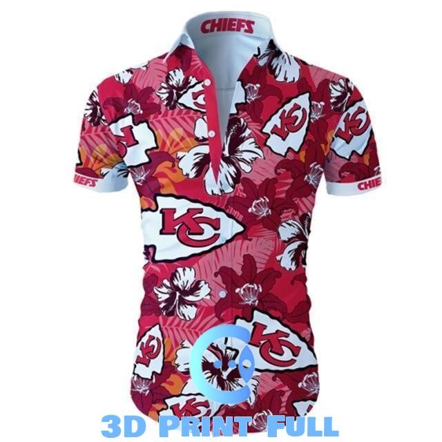 Kansas City Chiefs Hawaiian Shirt Gift For Fans NFL 01