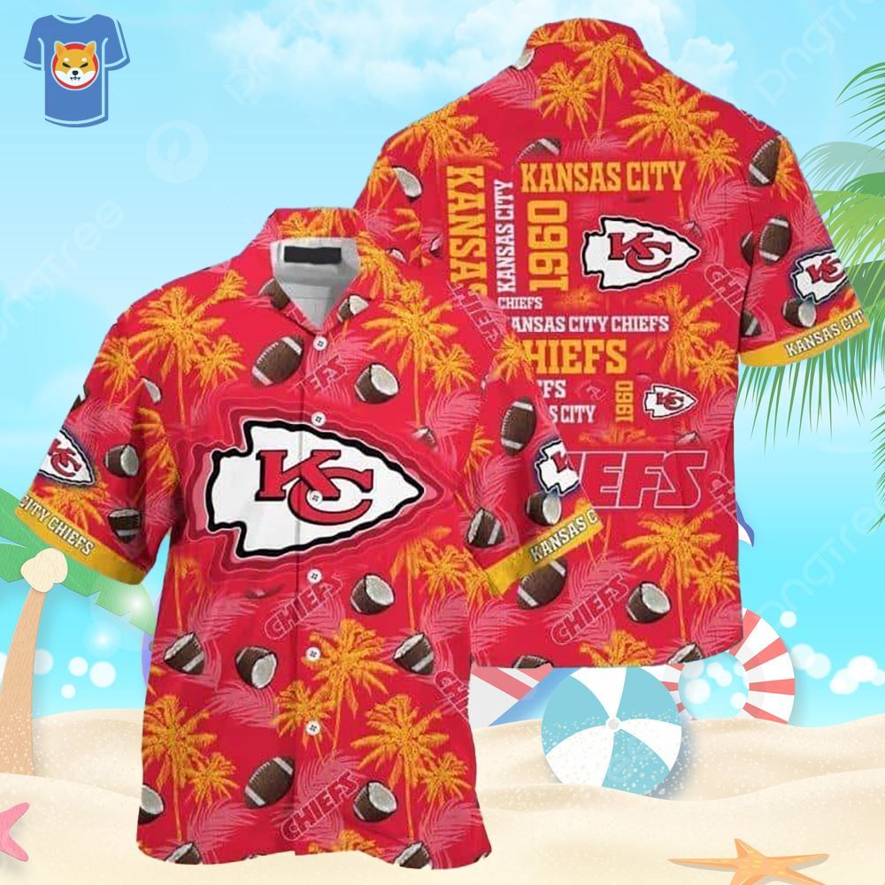 Kansas City Chiefs Hawaiian Shirt Summer Vacation Gift