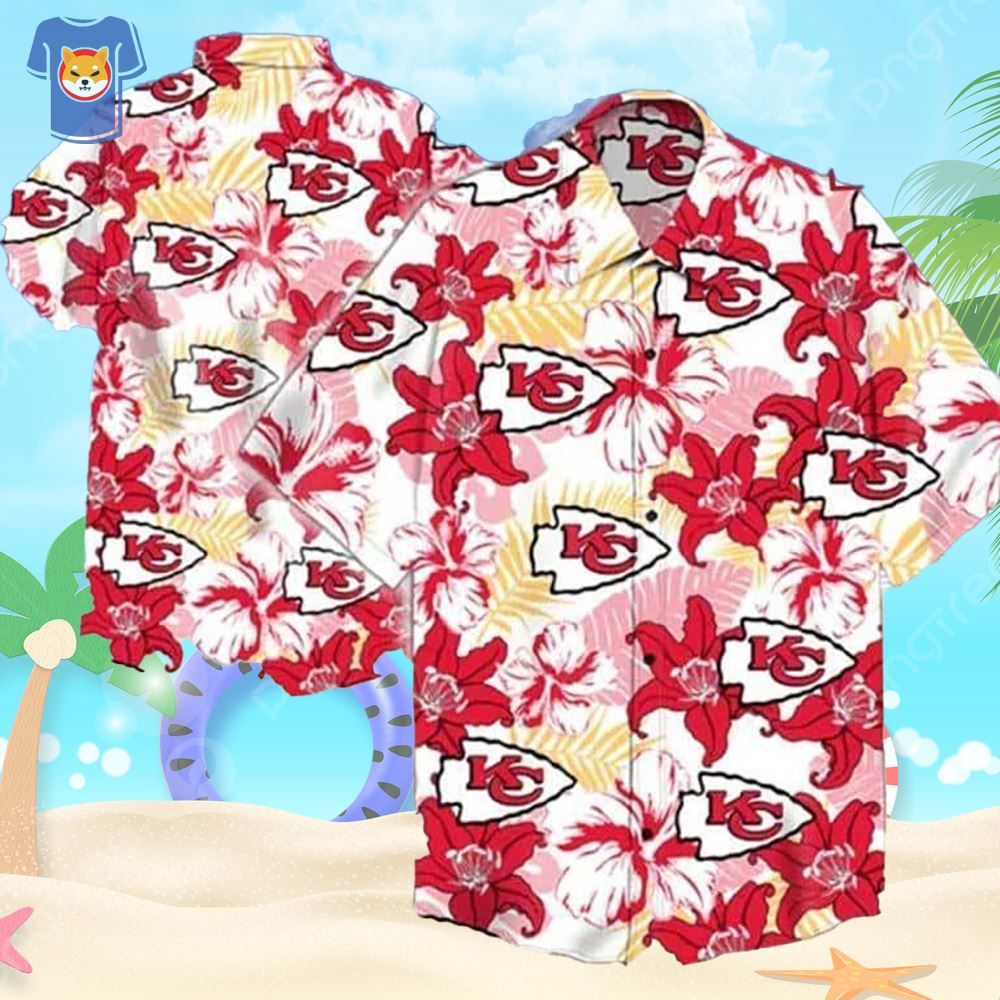 Kansas City Chiefs Hawaiian Shirt Trendy Summer Gift For Sports Dad