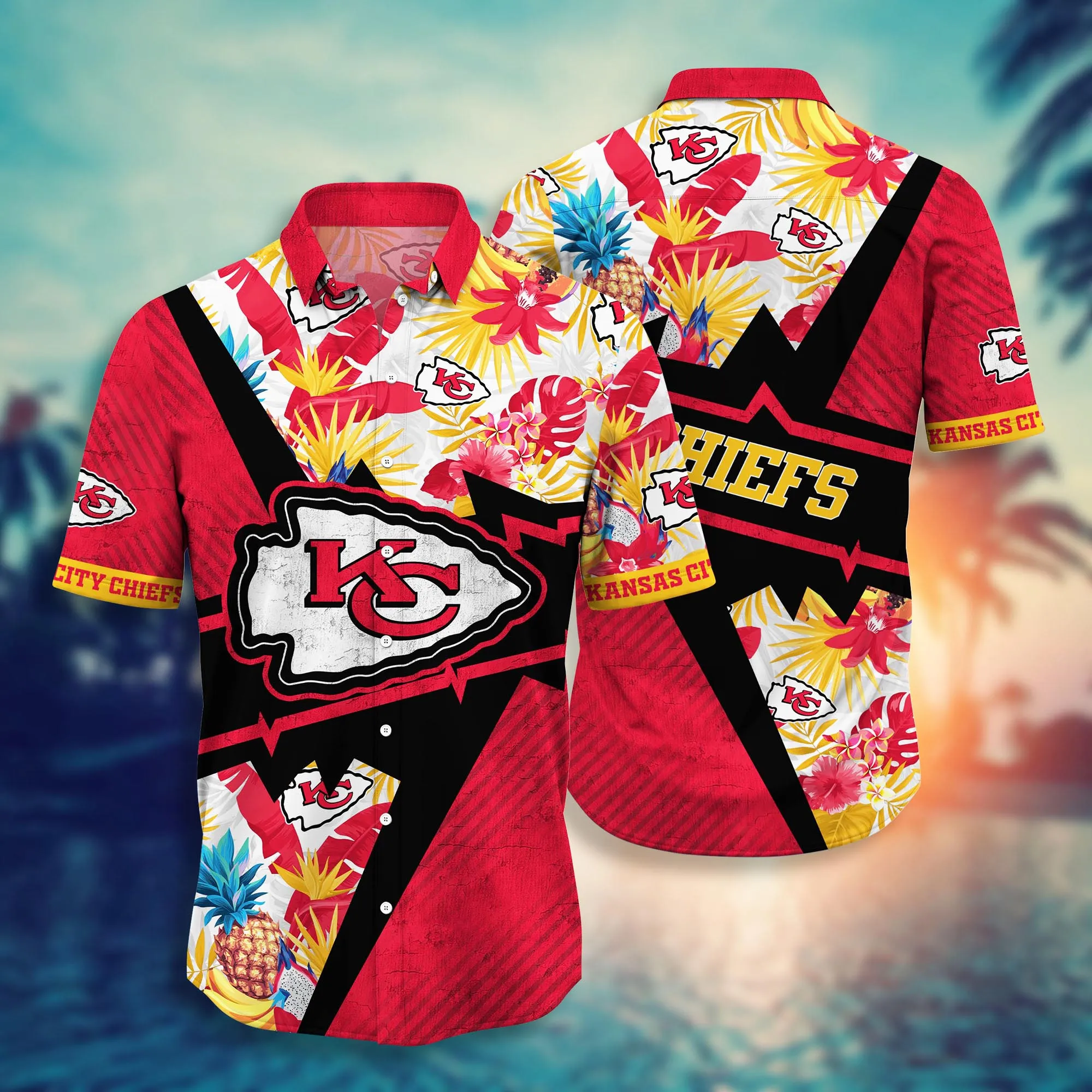 Kansas City Chiefs NFL Hawaiian Shirt Beach Balls Aloha Shirt