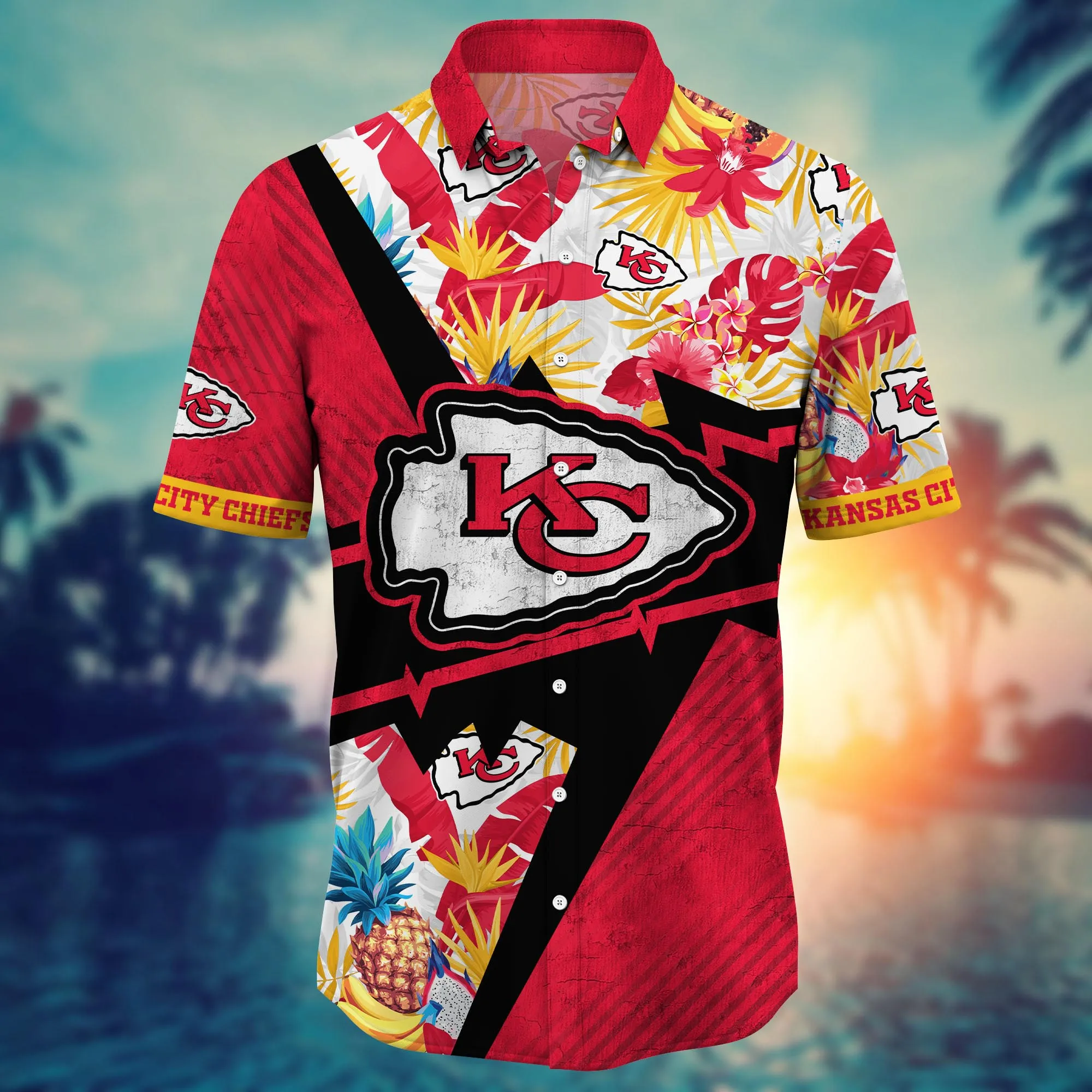 Kansas City Chiefs NFL Hawaiian Shirt Beach Balls Aloha Shirt