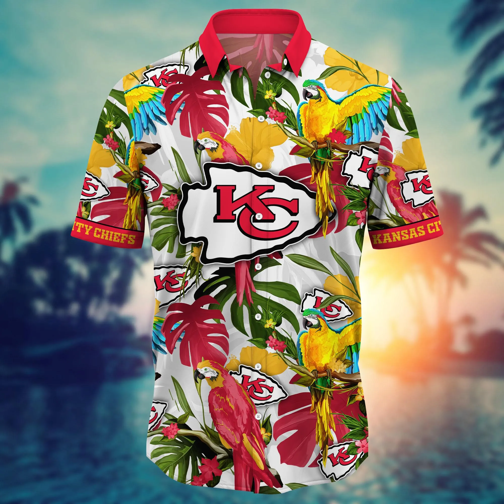 Kansas City Chiefs NFL Hawaiian Shirt Breaktime Aloha Shirt