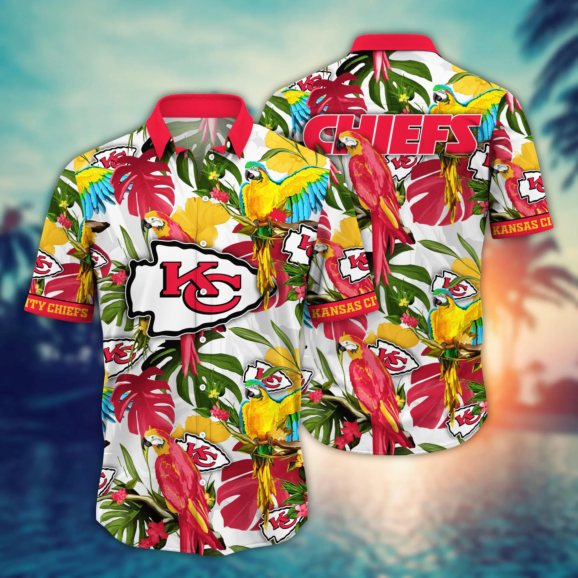 Kansas City Chiefs NFL Hawaiian Shirt Breaktime Aloha Shirt