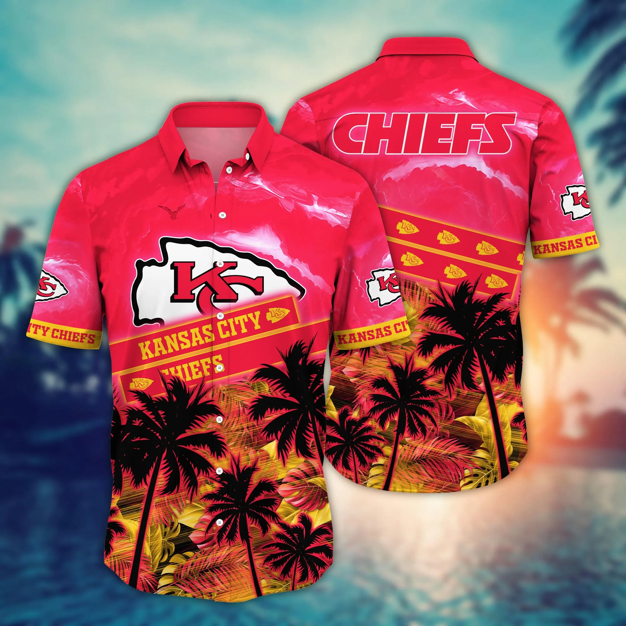 Kansas City Chiefs NFL Hawaiian Shirt High Temperaturestime Aloha Shirt
