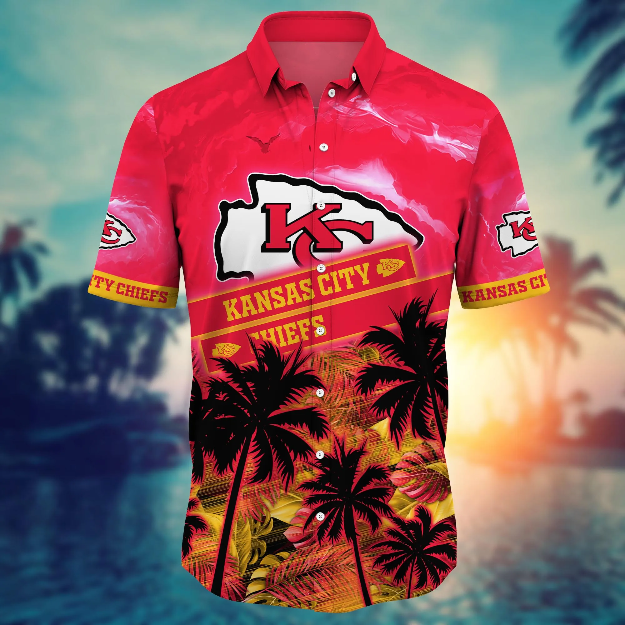 Kansas City Chiefs NFL Hawaiian Shirt High Temperaturestime Aloha Shirt