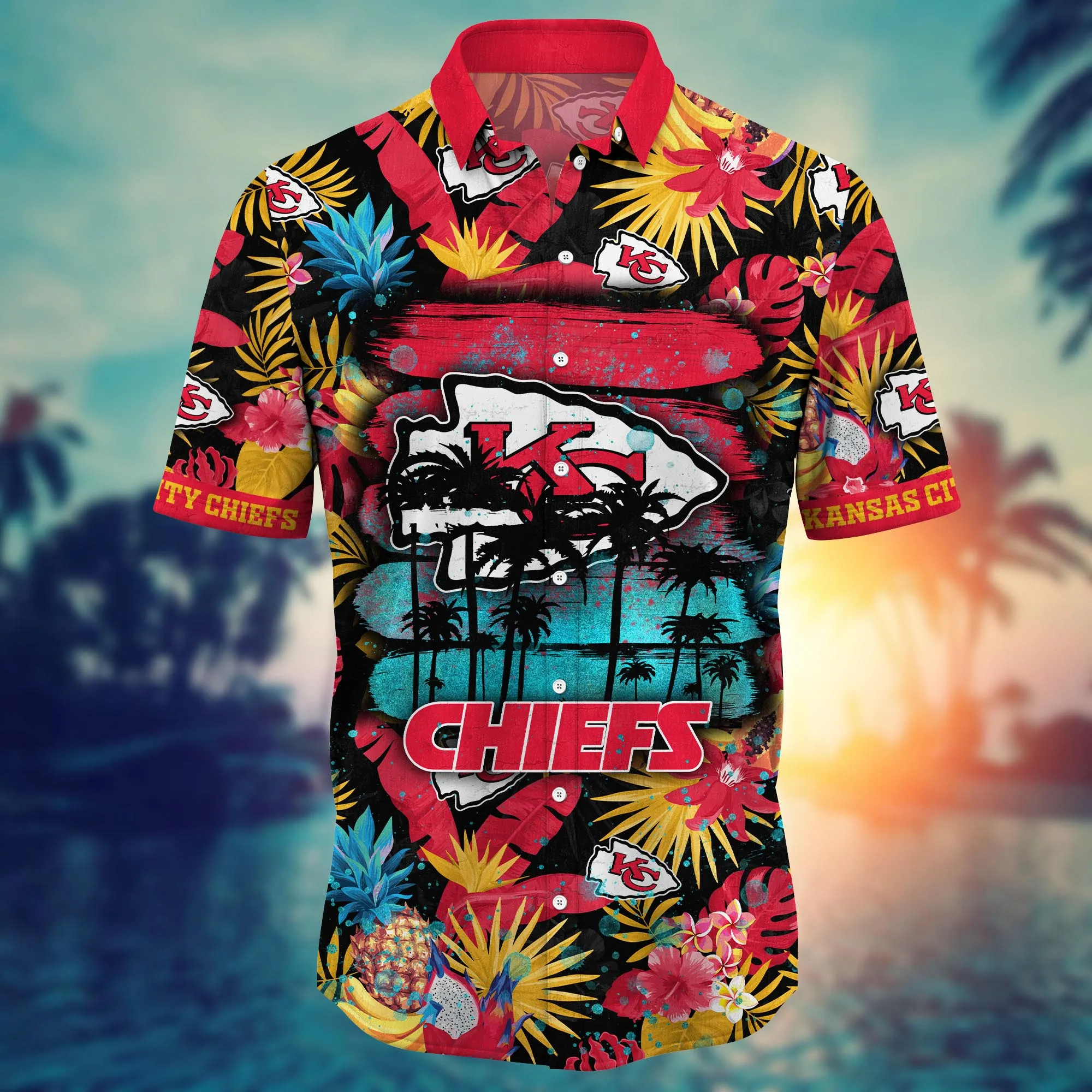 Kansas City Chiefs NFL Hawaiian Shirt Solsticetime Aloha Shirt