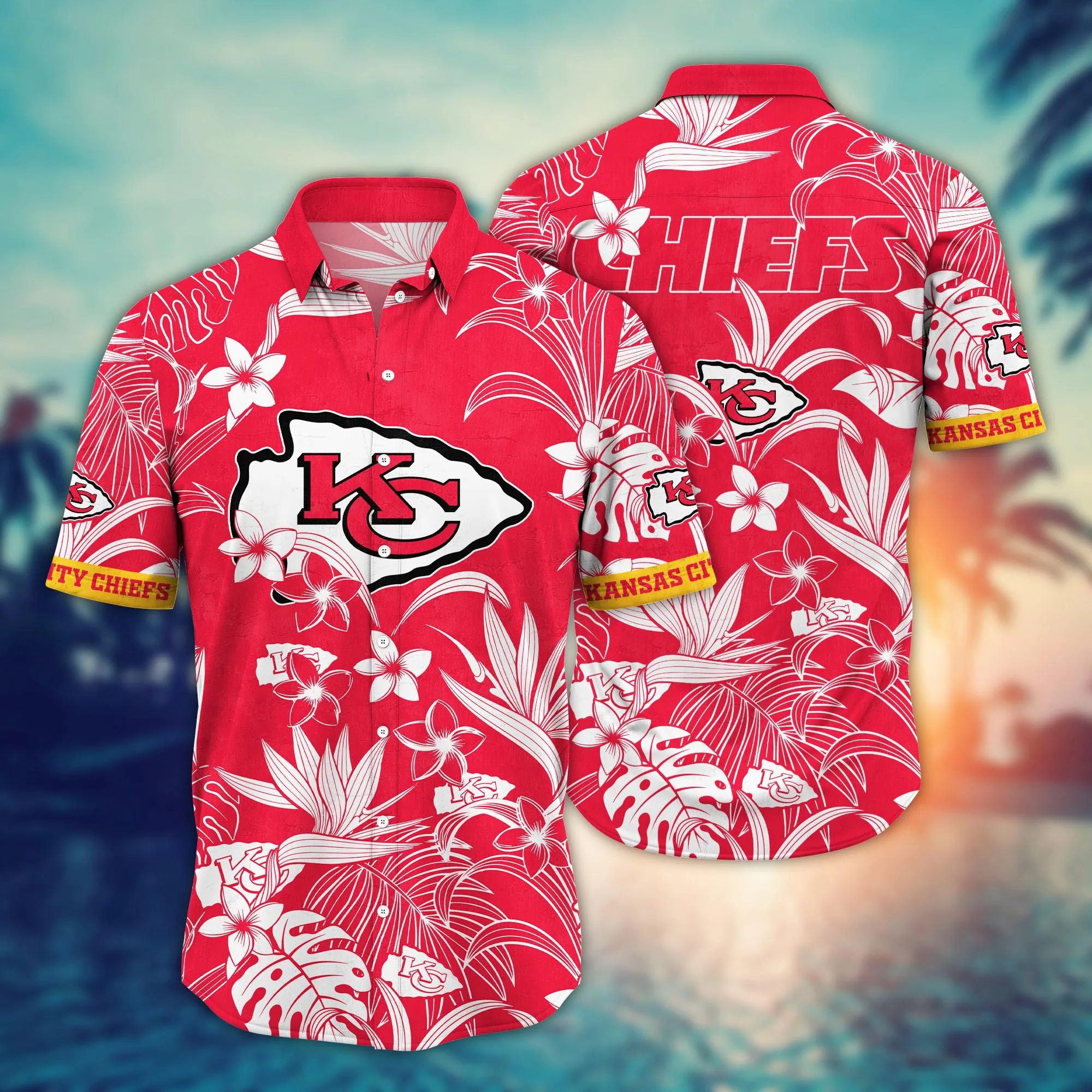 Kansas City Chiefs NFL Hawaiian Shirt Sunbathe Aloha Shirt