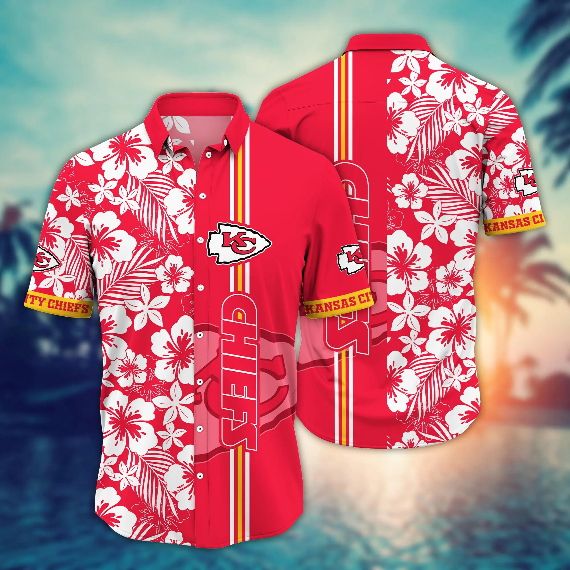 Kansas City Chiefs NFL Hawaiian Shirt Sunbathetime Aloha Shirt