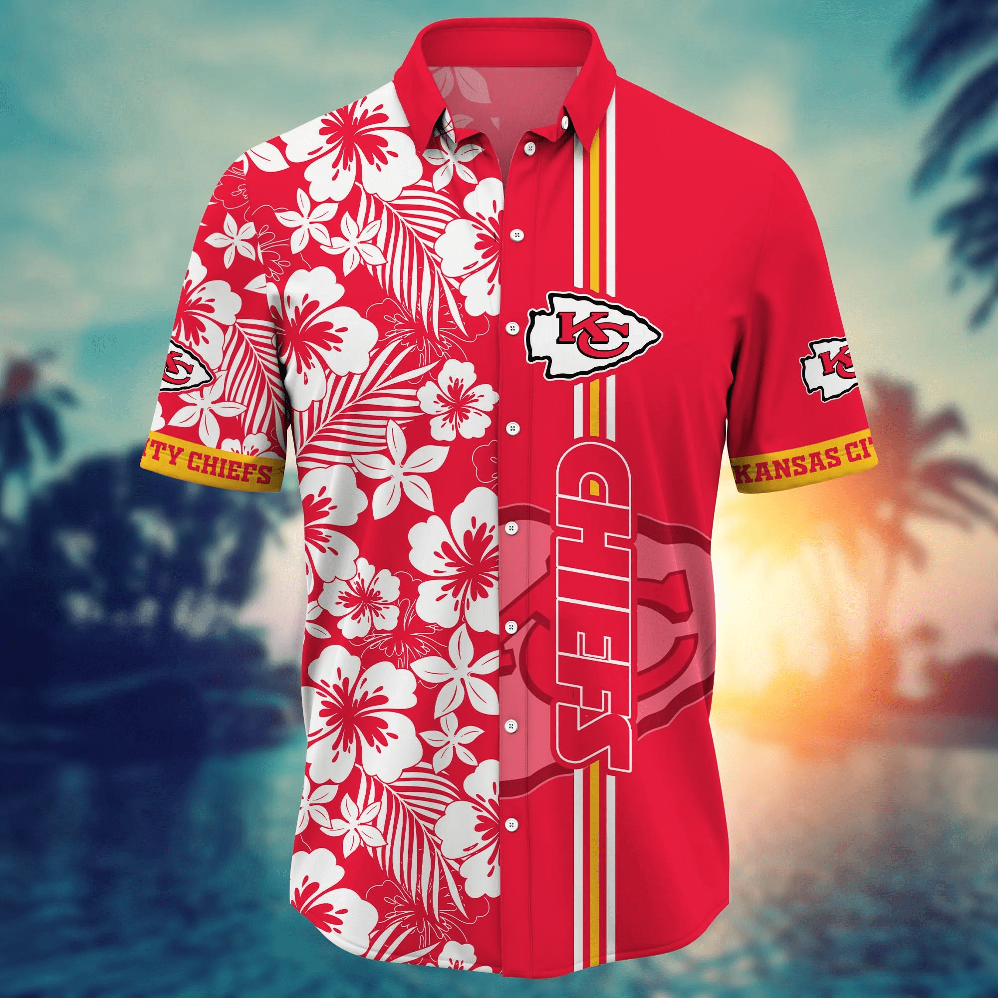 Kansas City Chiefs NFL Hawaiian Shirt Sunbathetime Aloha Shirt