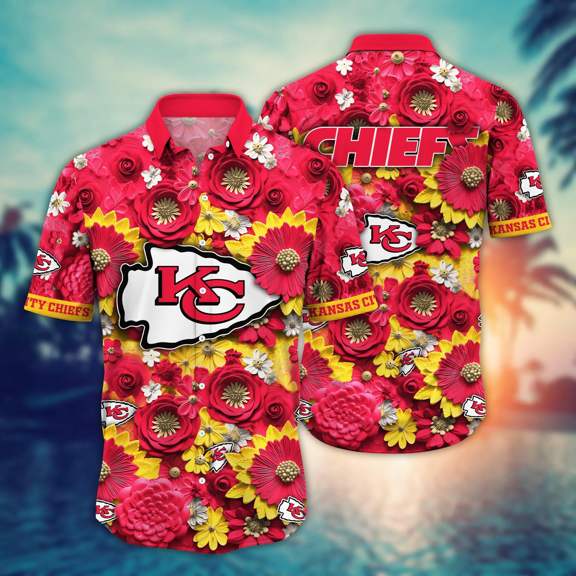 Kansas City Chiefs NFL Hawaiian Shirt Trending For This Summer Customize Shirt Any Team