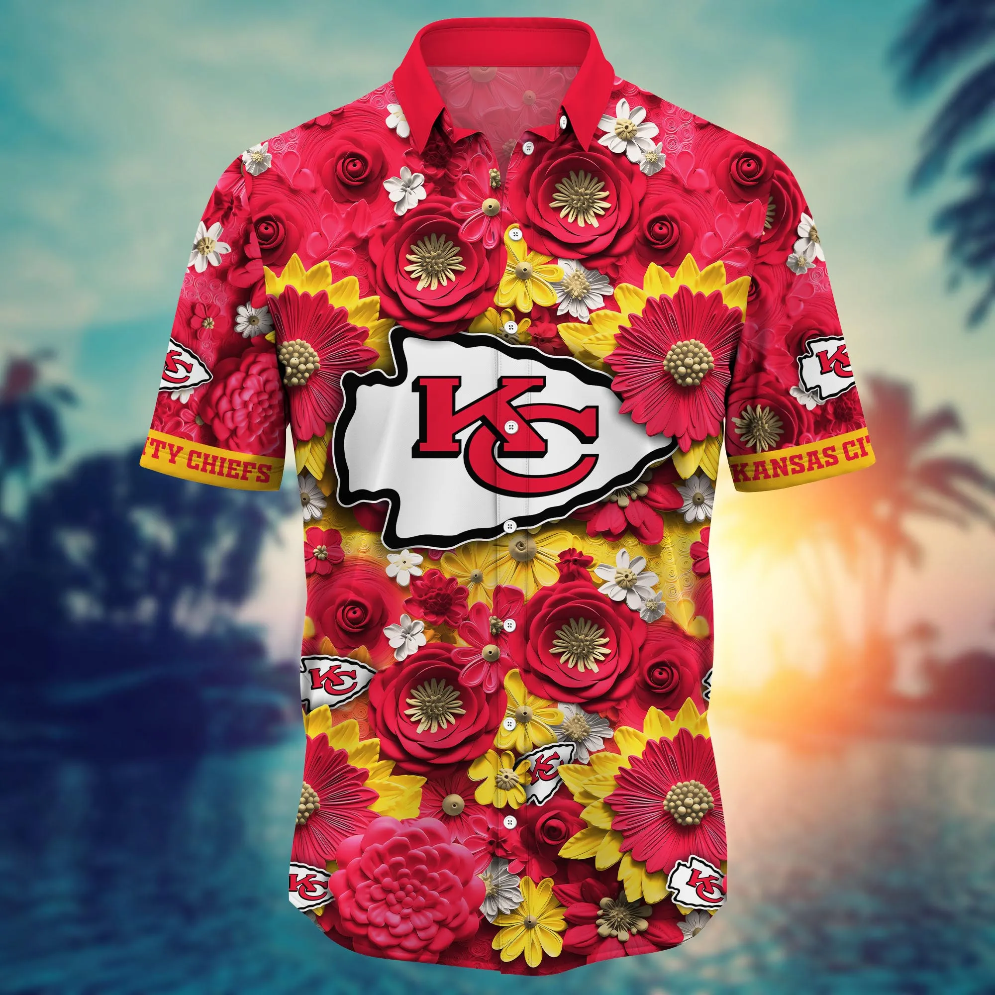 Kansas City Chiefs NFL Hawaiian Shirt Trending For This Summer Customize Shirt Any Team