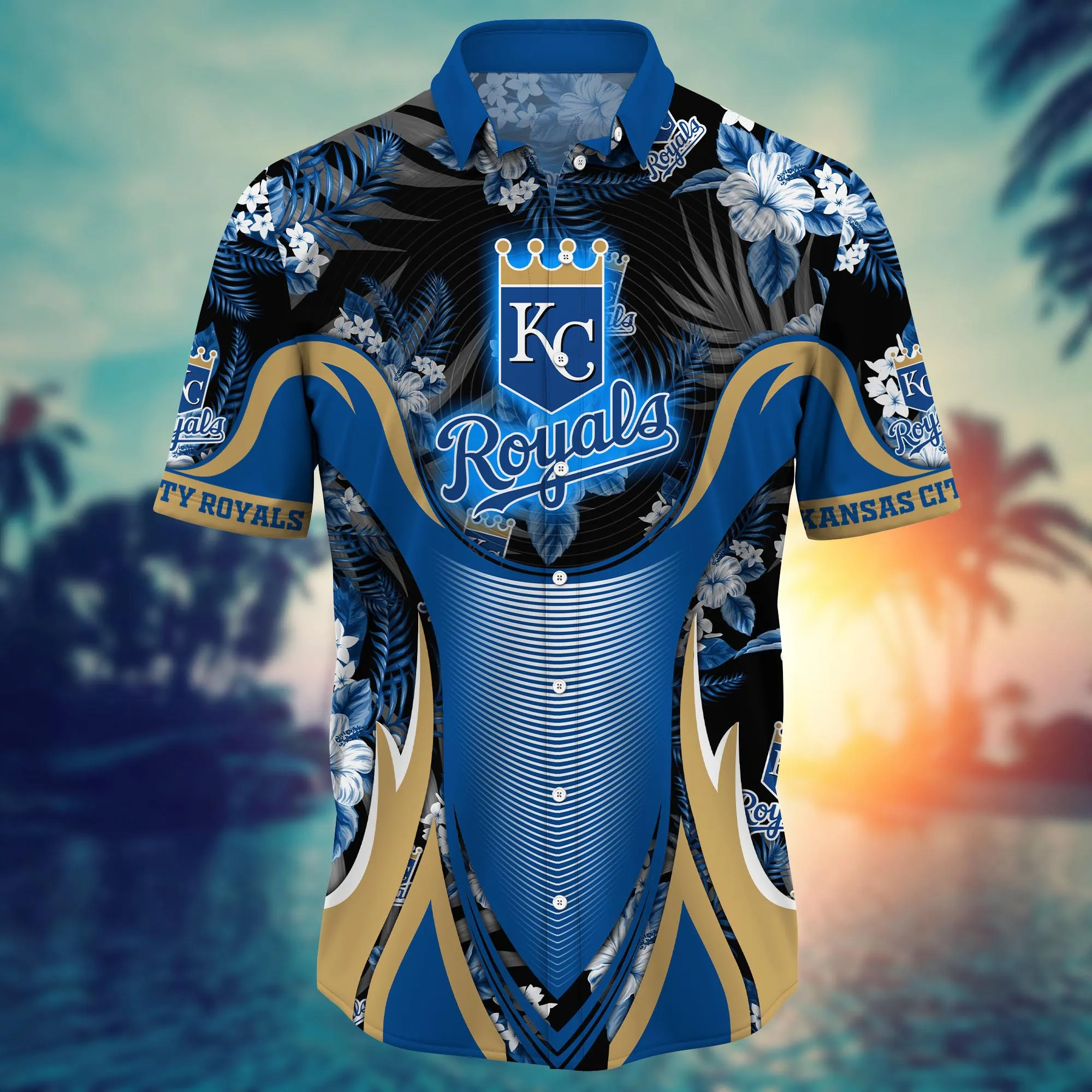 Kansas City Royals MLB Hawaiian Shirt Brightness Aloha Shirt