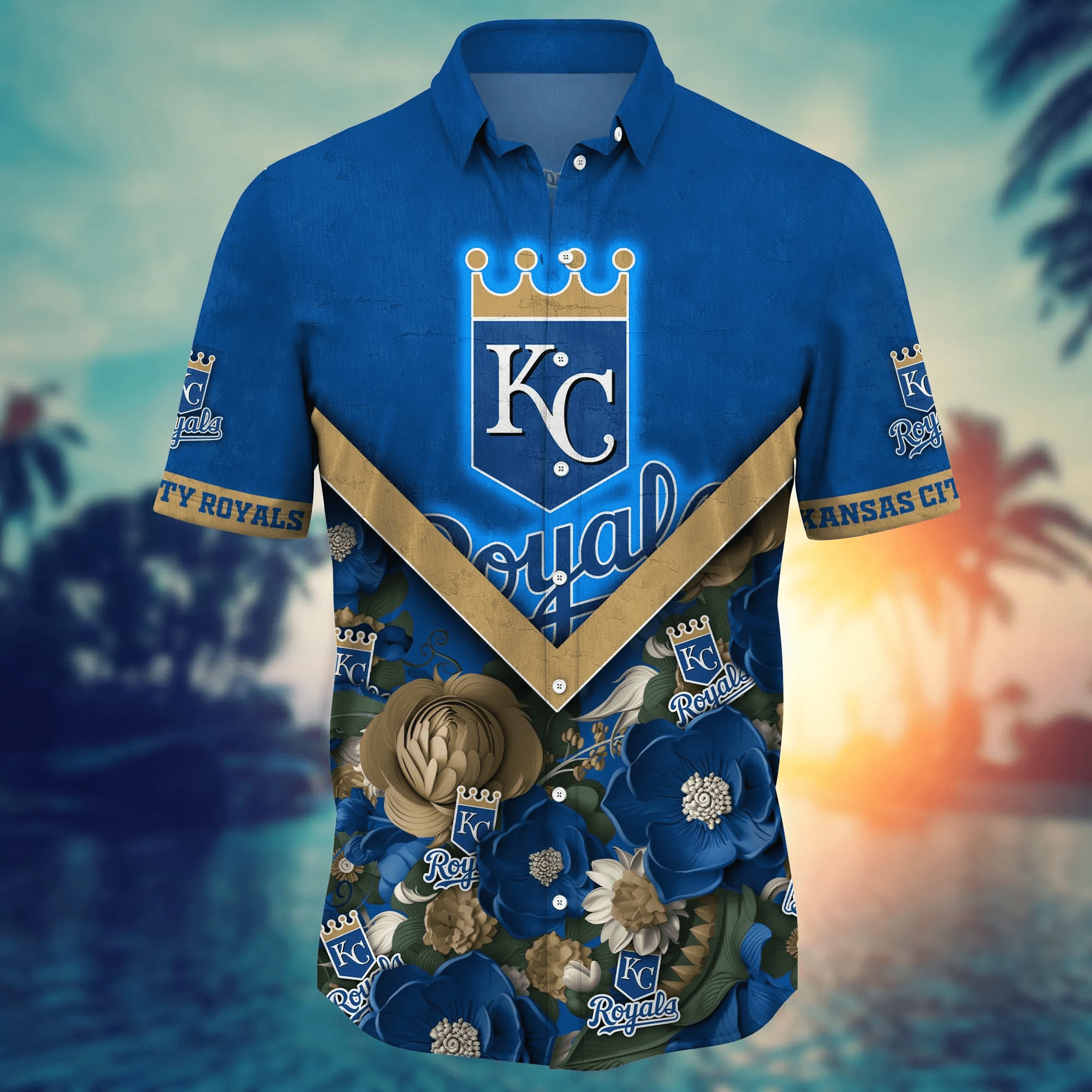 Kansas City Royals MLB Hawaiian Shirt Custom Shorts Aloha Shirt