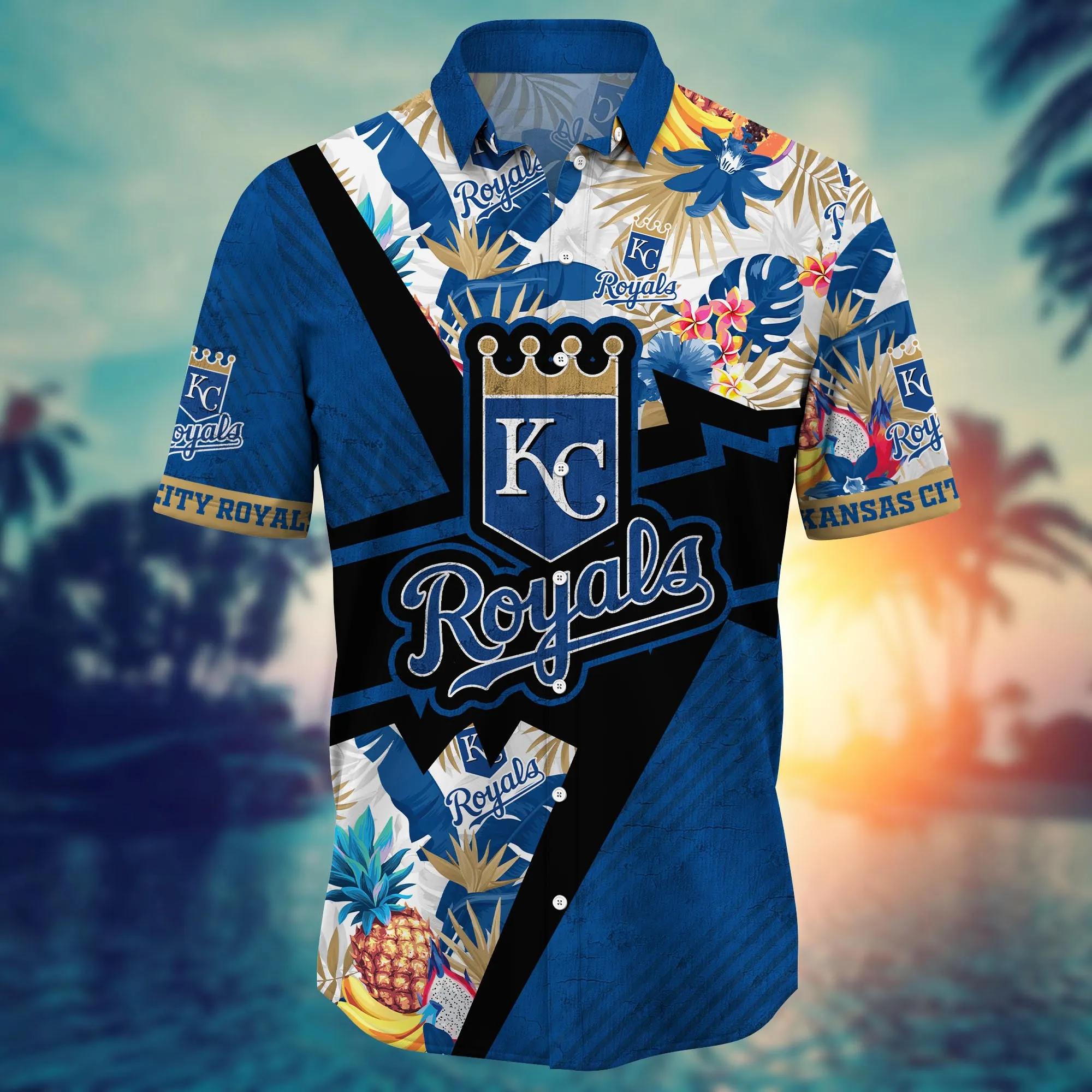 Kansas City Royals MLB Hawaiian Shirt Travel Aloha Shirt
