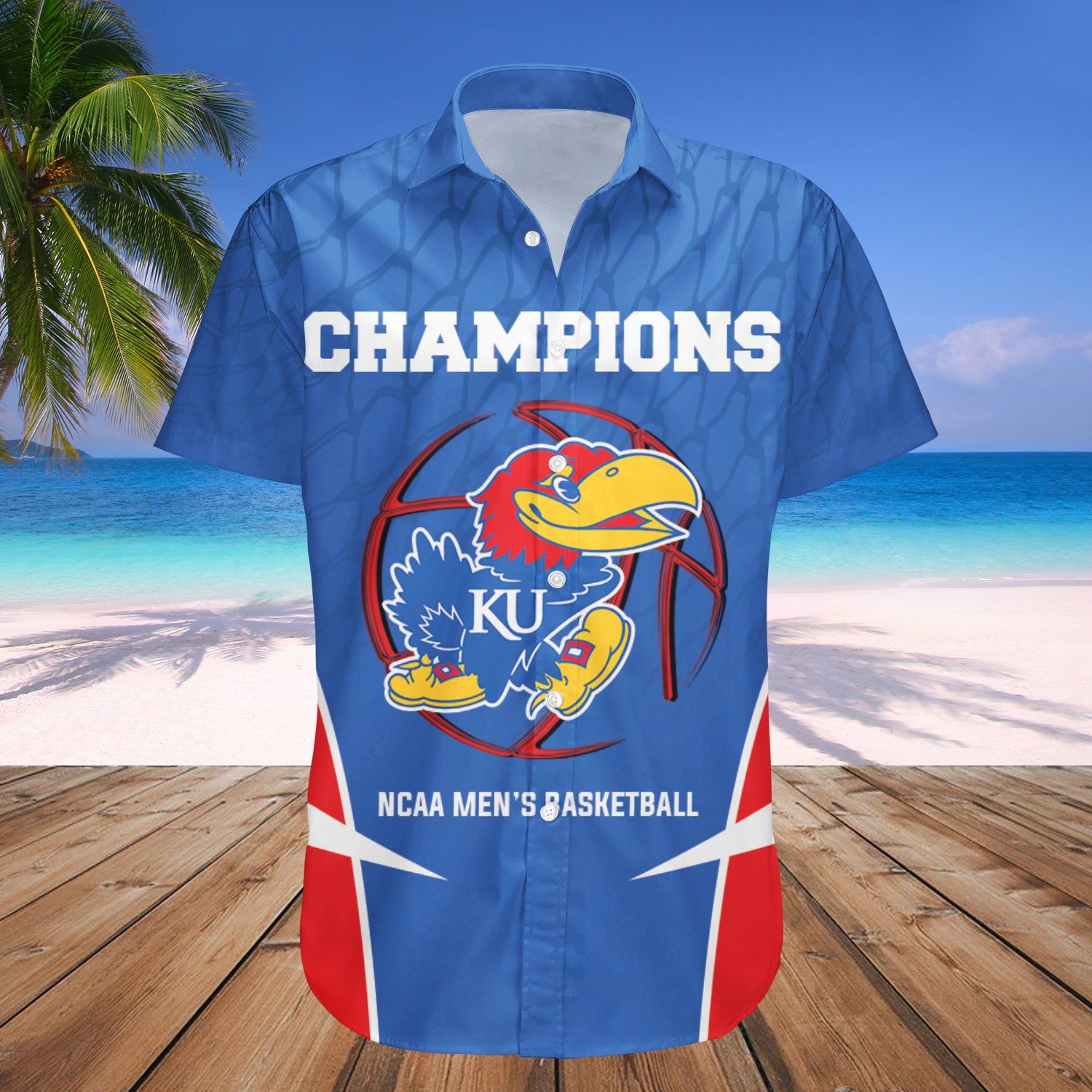 Kansas Jayhawks Hawaii Shirt NCAA Mens National Champions