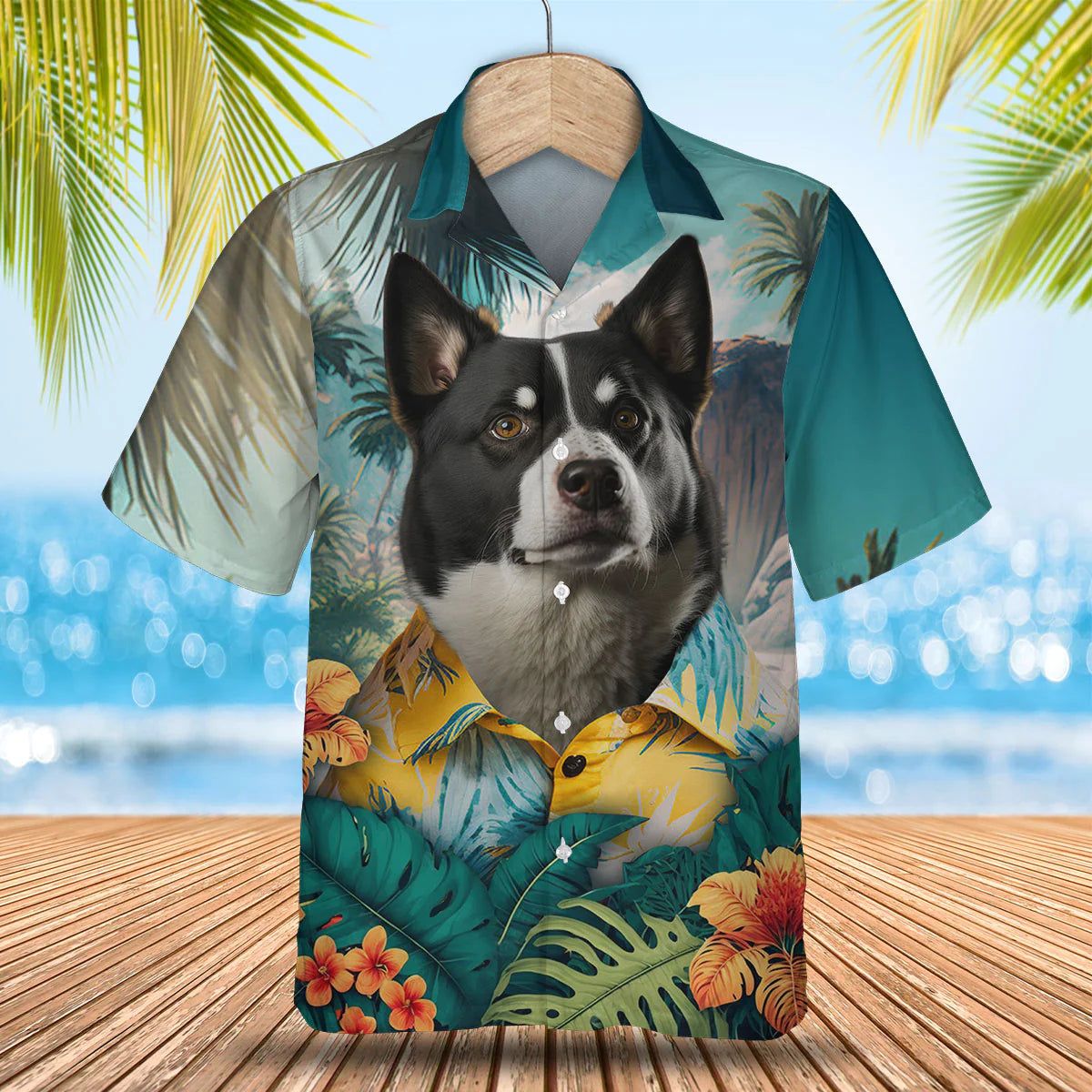 Karelian Bear Dog Tropic Escape – Stand Out in the Tropics with this Exquisite Trendy Hawaiian Shirt Karelian Bear Dog Tropic Escape – Stand Out in the Tropics with this Exquisite Trendy Hawaiian Shirt