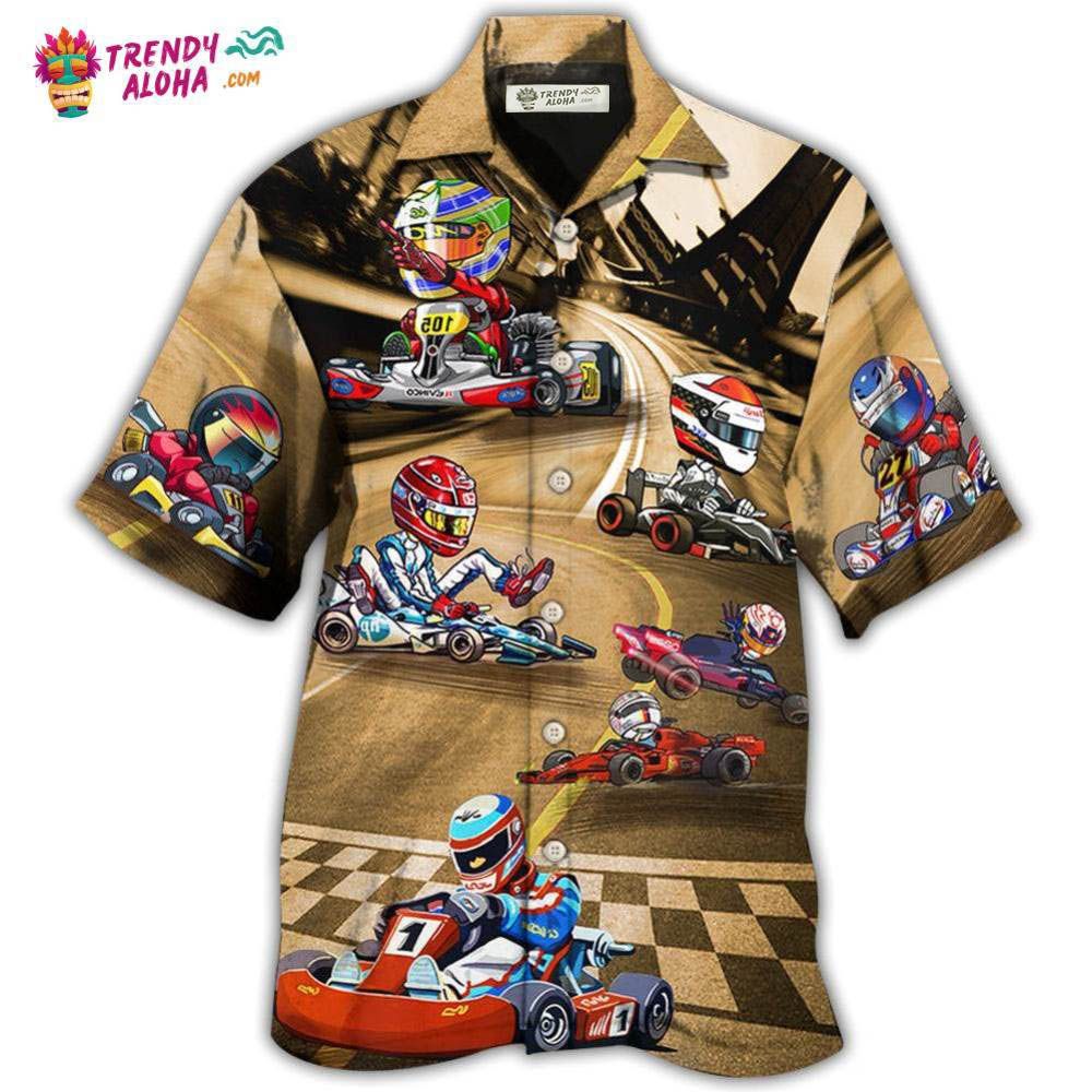 Kart Racing Go Cool Hawaiian Shirt – Trendy Aloha Kart Racing Go Cool Hawaiian Shirt – Trendy Aloha