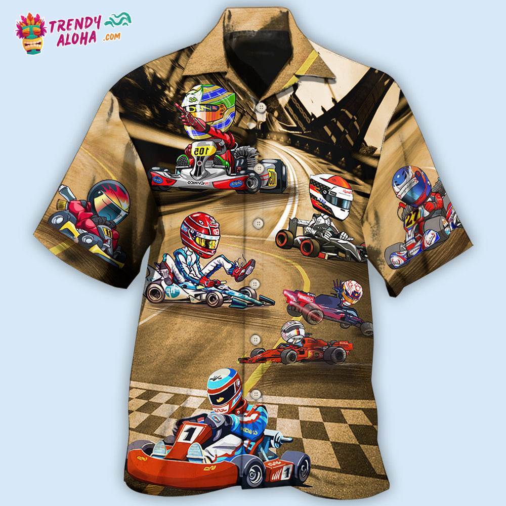Kart Racing Go Cool Hawaiian Shirt – Trendy Aloha