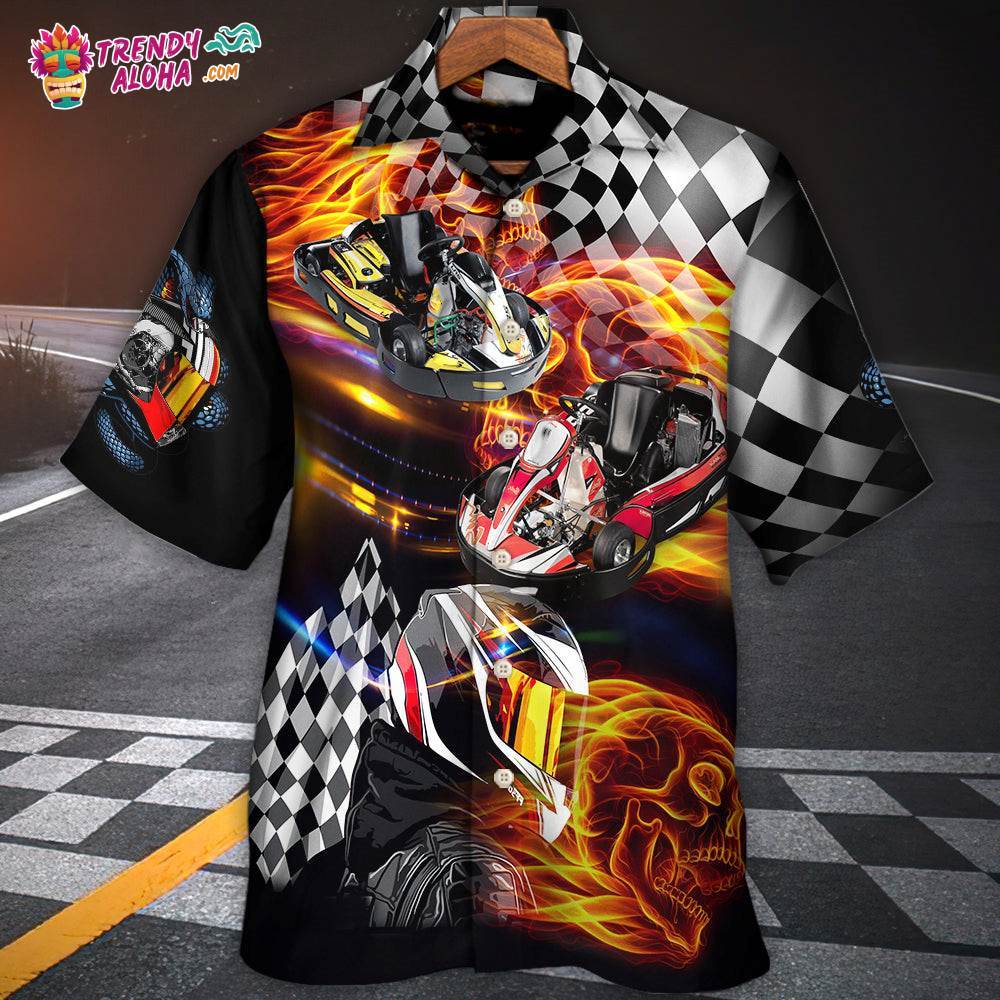 Kart Racing Let’S Racing Now Hawaiian Shirt – Trendy Aloha