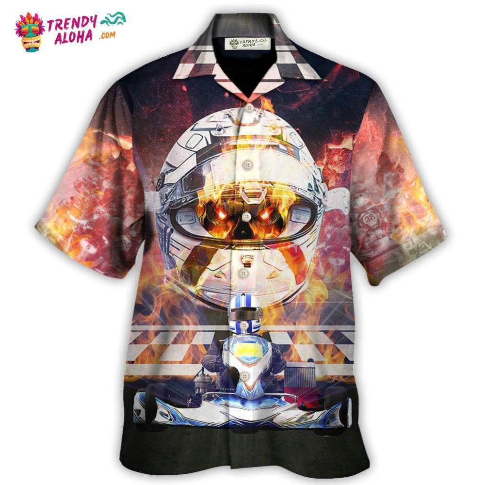 Kart Racing Skull Fire Faster And Faster Hawaiian Shirt – Trendy Aloha Kart Racing Skull Fire Faster And Faster Hawaiian Shirt – Trendy Aloha