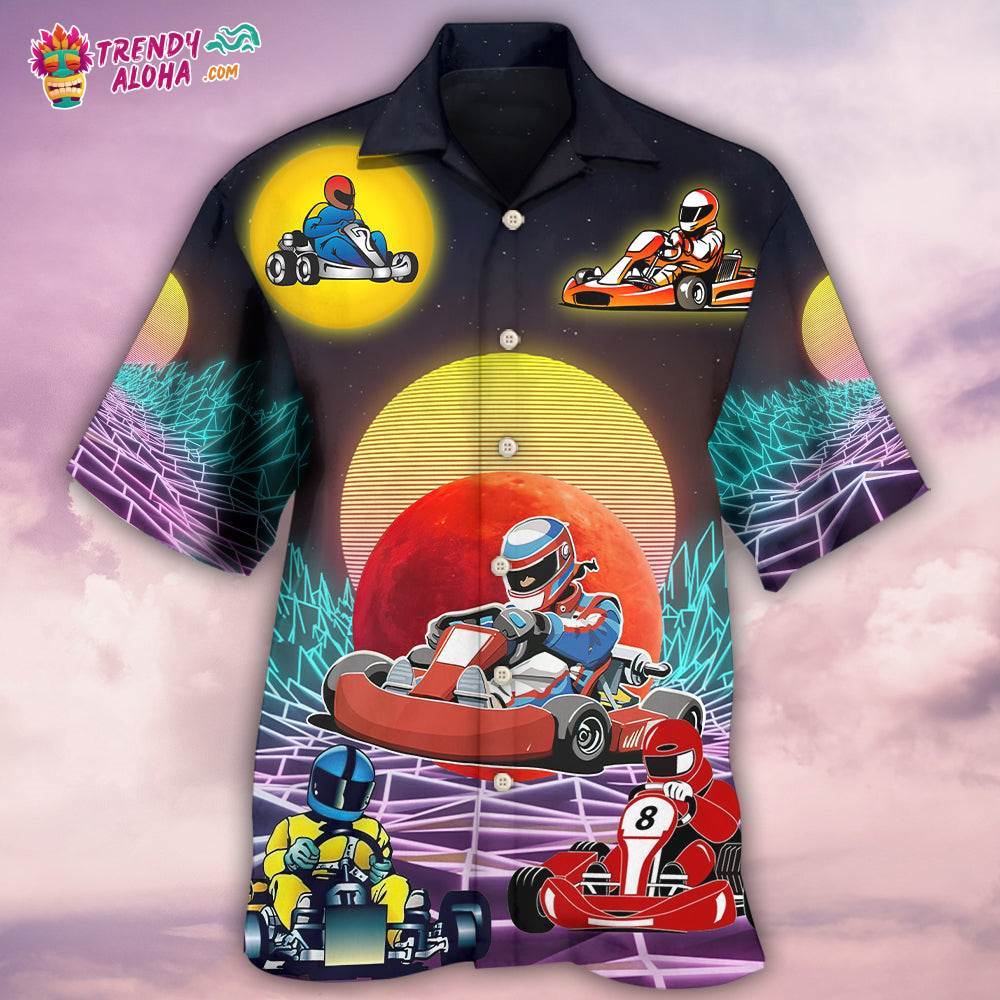 Kart Racing To The Universe Hawaiian Shirt – Trendy Aloha