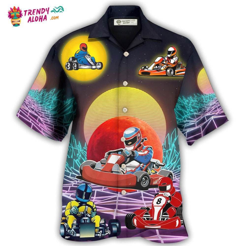 Kart Racing To The Universe Hawaiian Shirt – Trendy Aloha