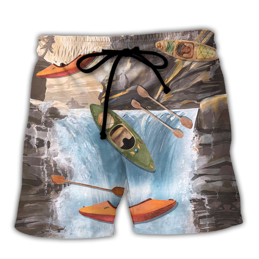 Kayaking Flamingo Husband And Wife Kayaking Partners For Life Trendy Aloha Hawaiian Beach Shorts Kayaking Flamingo Husband And Wife Kayaking Partners For Life Trendy Aloha Hawaiian Beach Shorts