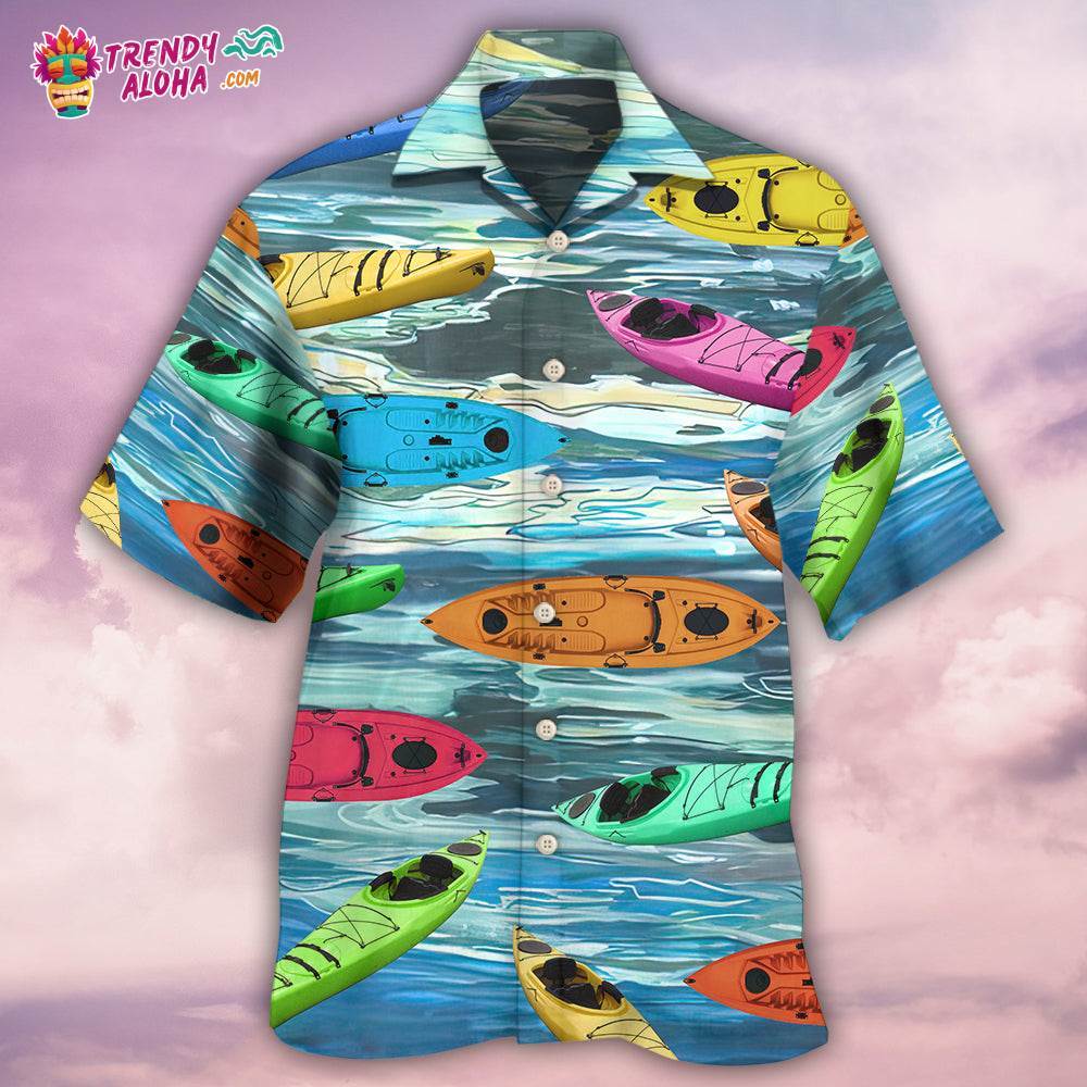 Kayaking It’S Time For Kayaking Hawaiian Shirt – Trendy Aloha