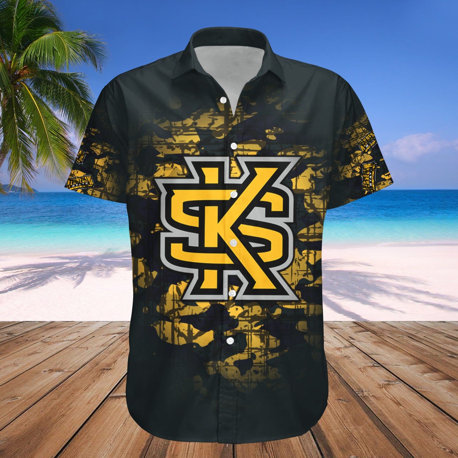 Kennesaw State Owls Hawaii Shirt Camouflage Vintage – NCAA
