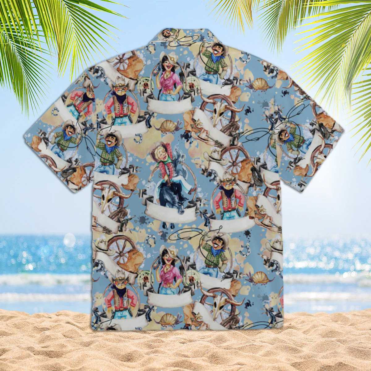 Kentucky Derby Cowboys Cowgirls Trendy Hawaiian Shirt