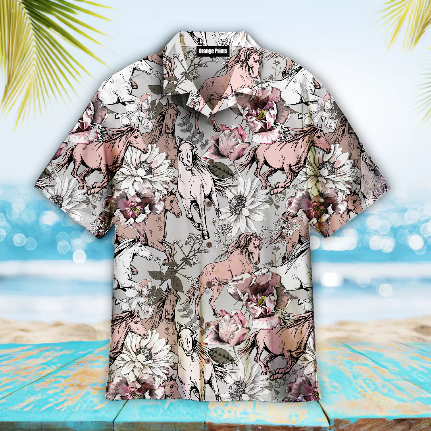 Kentucky Derby Floral Horses Trendy Hawaiian Shirt, Horse Trendy Hawaiian Shirt For Summer Gifts Kentucky Derby Floral Horses Trendy Hawaiian Shirt, Horse Trendy Hawaiian Shirt For Summer Gifts