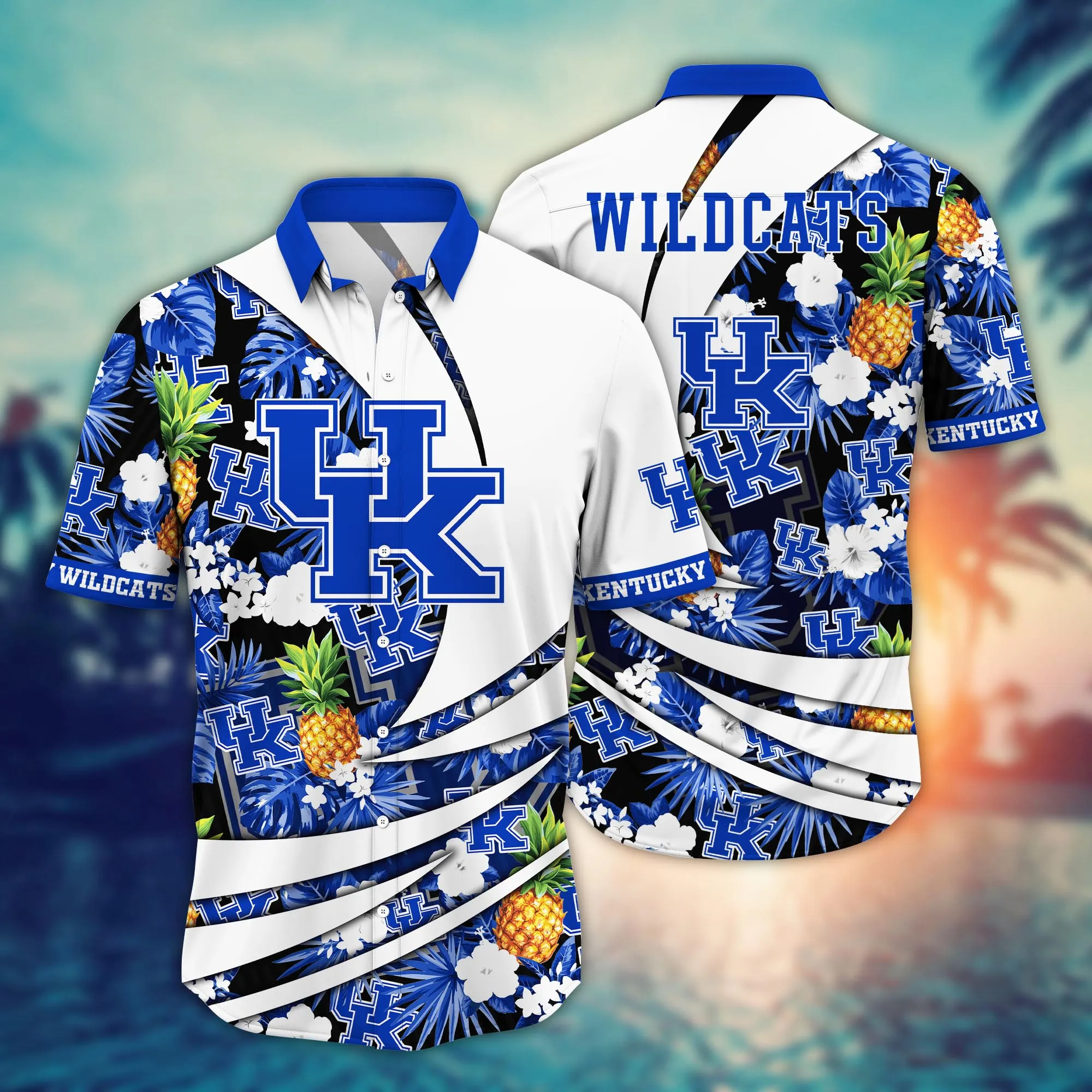 Kentucky Wildcats NCAA Hawaiian Shirt Barbecues Aloha Shirt Kentucky Wildcats NCAA Hawaiian Shirt Barbecues Aloha Shirt