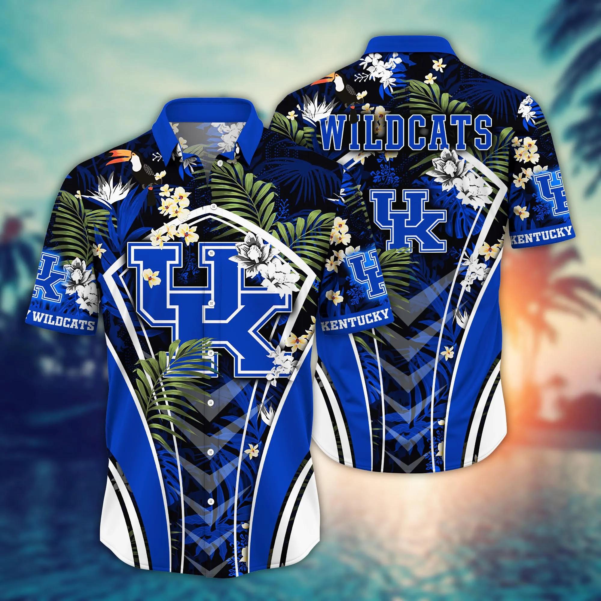 Kentucky Wildcats NCAA Hawaiian Shirt Bikinis Aloha Shirt