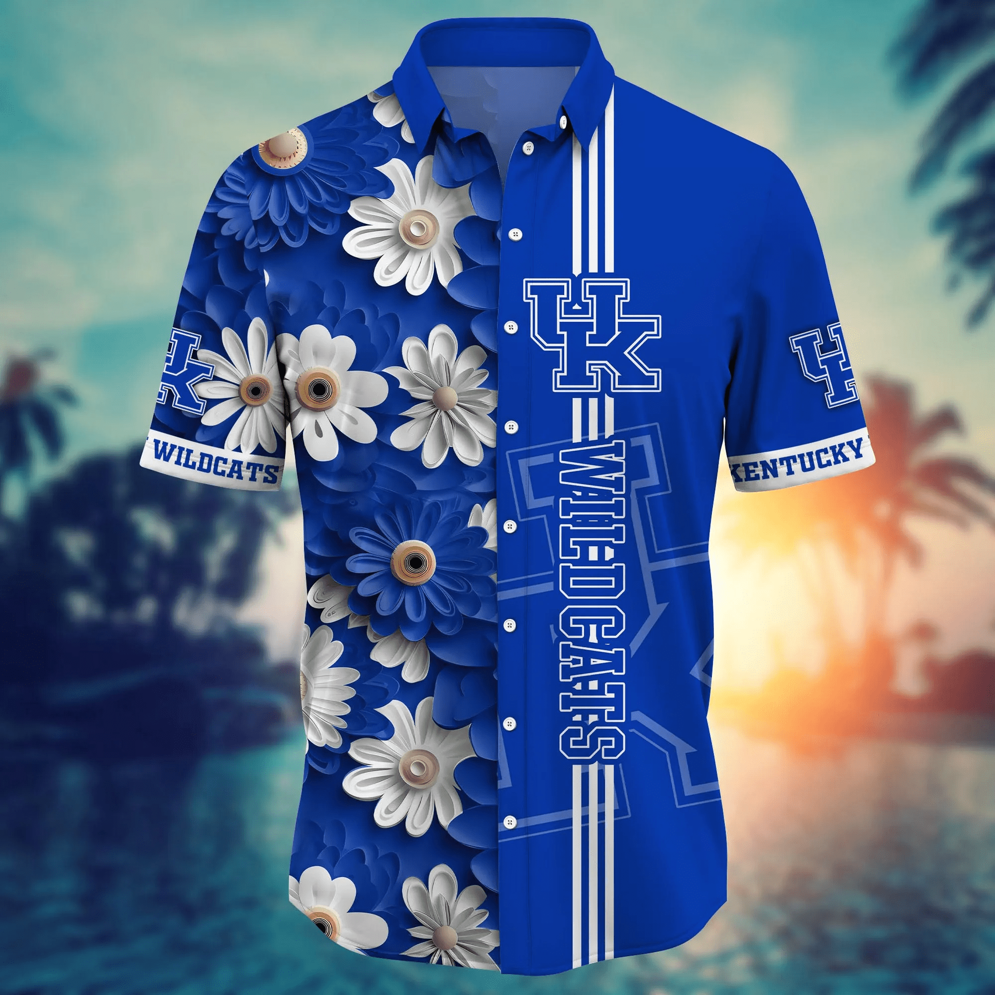 Kentucky Wildcats NCAA Hawaiian Shirt Bright Aloha Shirt